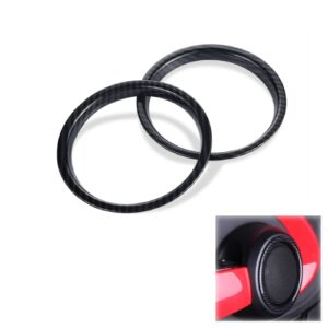 Bagues Enceintes véritable Fibre de carbon MINI F55 F56 F57