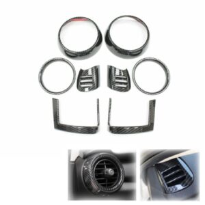 Décoration système de ventilation Style Fibre de carbon Mini Cooper F55 F56 F57