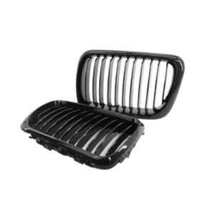 Grilles de calandre Noires BMW Série 3 E36 de 1996 à 1999 (Facelift)