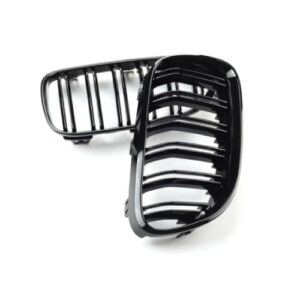 Grilles de calandre Noires brillantes BMW Série 3 E92-E93 LCI (2009-2013)